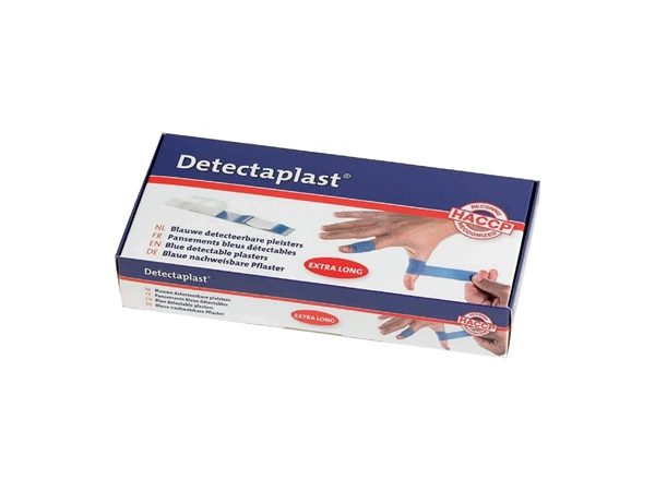 Een Detectaplast Waterdichte Pleister 18 x 2cm - 100 St koop je bij Supplierz BV