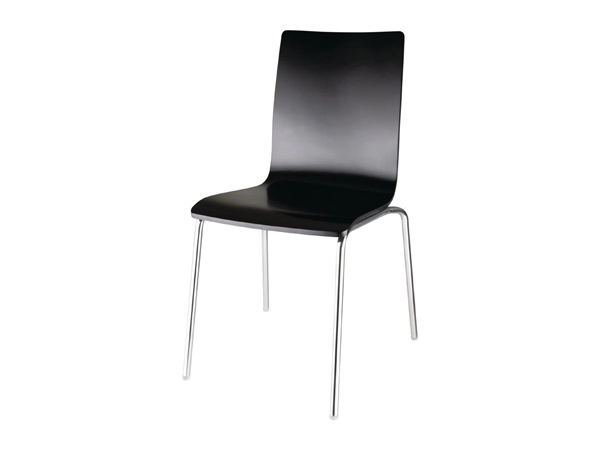 Vous pouvez acheter un Chaise dossier carré noire Bolero lot de 4 chez Supplierz BV