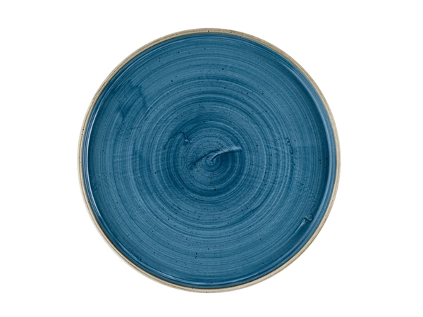 Een Churchill Stonecast Java Blue Bord Met Opstaande Rand 25.9cm (pak van 6) koop je bij Supplierz BV