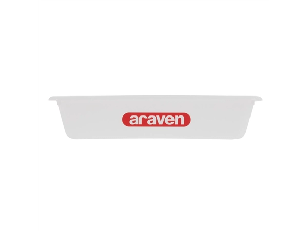 Vous pouvez acheter un Bac alimentaire peu profond Araven transparent 300mm chez Supplierz BV