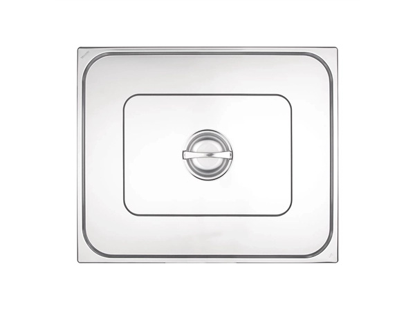 Vous pouvez acheter un Couvercle GN 2/1 inox double Vogue chez Supplierz BV