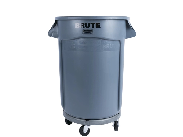 Een Rubbermaid Brute ronde container 121L koop je bij Supplierz BV