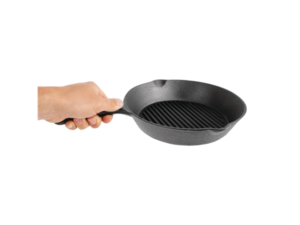 Buy your Vogue ronde gietijzeren inductie grillpan 26,7cm at Supplierz BV