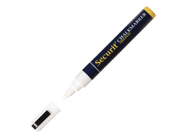 Een Securit wisbare krijtstift 6mm wit koop je bij Supplierz BV