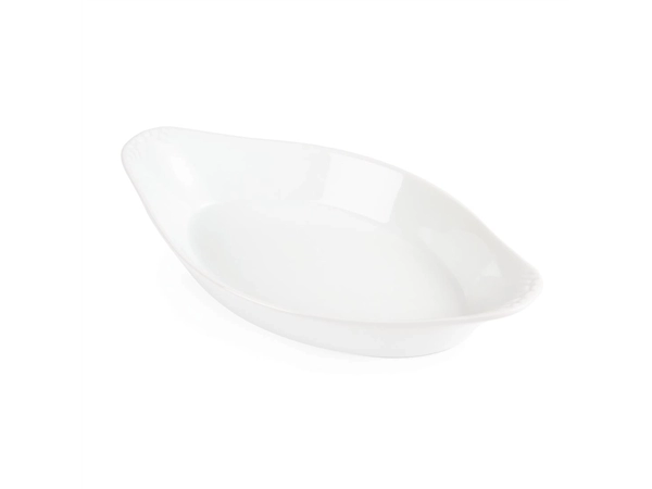 Sie können einen Olympia Whiteware ovale Gratinschalen weiß 25,3 x 14cm (6 Stück) bei Supplierz BV kaufen