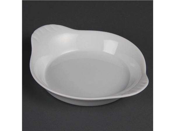 Een Olympia Whiteware ronde gratineerschalen met handvatten 19,2cm (6 stuks) koop je bij Supplierz BV