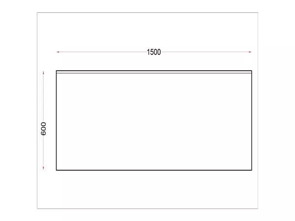 Een Holmes roestvrijstalen wandtafel met opstand 1500 mm koop je bij ShopXPress