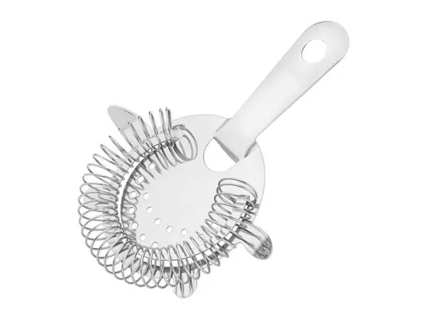 Een Olympia Hawthorne RVS cocktail zeef/strainer 4 tanden koop je bij ShopXPress