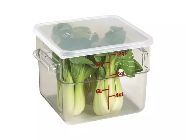 Een Cambro Camsquare vierkante polycarbonaat voedseldoos 11,4L koop je bij ShopXPress