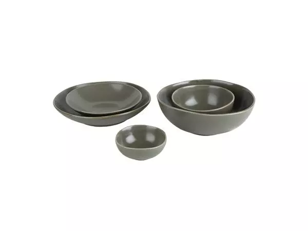 Een Olympia Build A Bowl platte kom groen 19x4,5cm (6 stuks) koop je bij ShopXPress