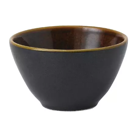 Een Churchill Super Vitrified Nourish Black Onyx Two Tone Contour schalen 240ml (Pak van 12) koop je bij ShopXPress