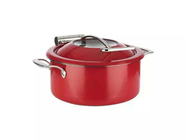 Een APS chafing dish rood 305mm koop je bij ShopXPress