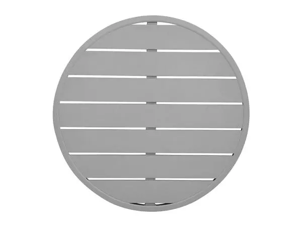 Een Bolero aluminium tafelblad rond lichtgrijs 580mm koop je bij ShopXPress