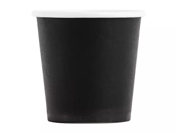 Een Fiesta Recyclable disposable espressobekers zwart 12cl (1000 stuks) koop je bij ShopXPress