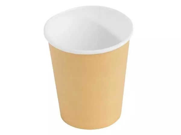 Een Fiesta Recyclable koffiebekers enkelwandig lichtbruin 23cl (50 stuks) koop je bij ShopXPress