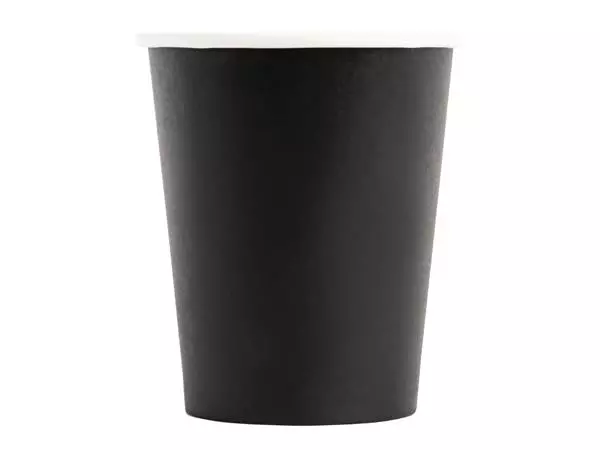 Een Fiesta Recyclable koffiebekers enkelwandig zwart 23cl (1000 stuks) koop je bij ShopXPress