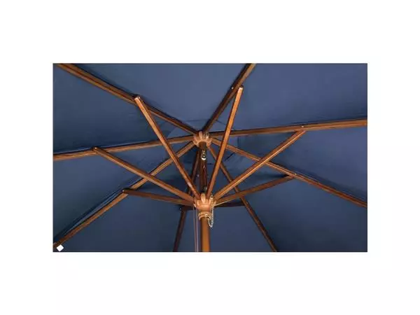 Een Bolero ronde donkerblauwe parasol 2,5 meter koop je bij ShopXPress