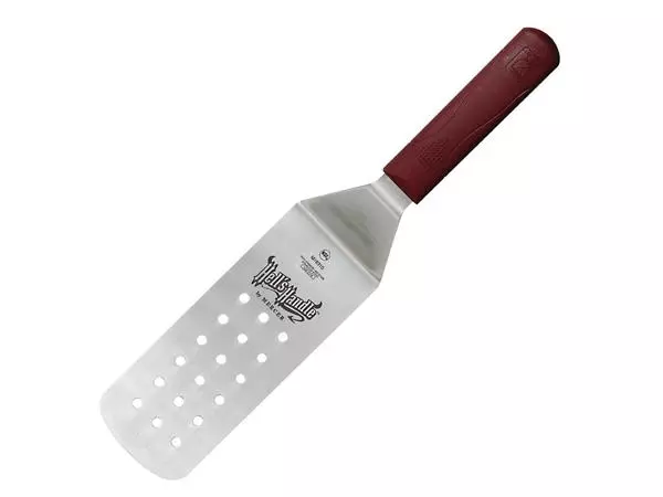 Een Mercer Culinary Hells Handle hittebestendige spatel geperforeerd koop je bij ShopXPress