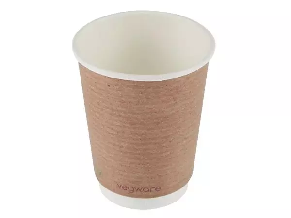 Een Vegware 89-serie dubbelwandige bekers composteerbaar 340ml (500 stuks) koop je bij ShopXPress