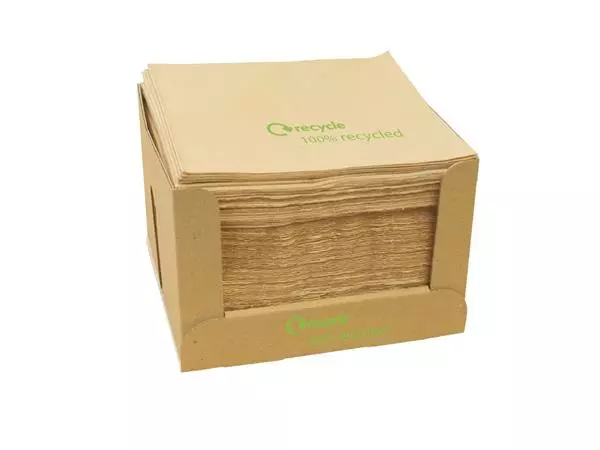 Een Gerecyclede servetten van kraftpapier 2-laags (2000 stuks) koop je bij ShopXPress