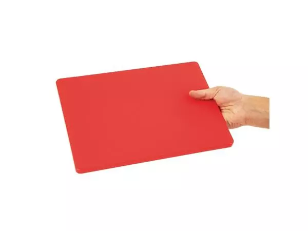 Een Hygiplas LDPE snijplank rood 30,5x22,9x1,2cm koop je bij ShopXPress