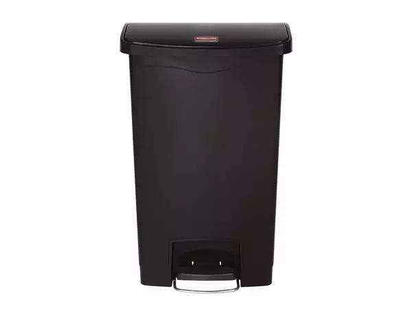 Een Rubbermaid Slim Jim Front Step pedaalemmer 50L zwart koop je bij ShopXPress