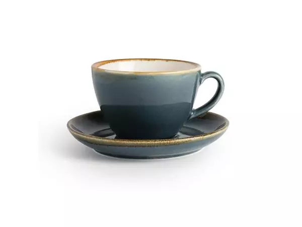 Een Olympia Kiln cappuccinokopjes blauw 34cl (6 stuks) koop je bij ShopXPress