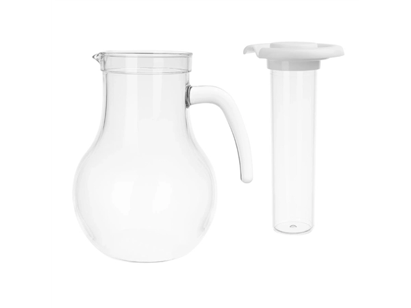 Een Olympia kristallon karaf met koelbuis polycarbonaat eenvoudig 1600ml koop je bij ShopXPress