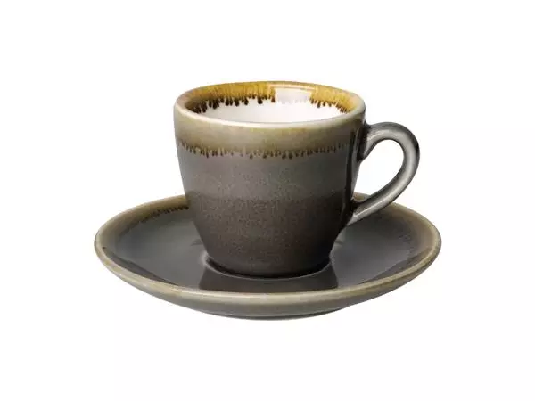 Een Olympia Kiln espressoschotels grijs 11,5cm (6 stuks) koop je bij ShopXPress