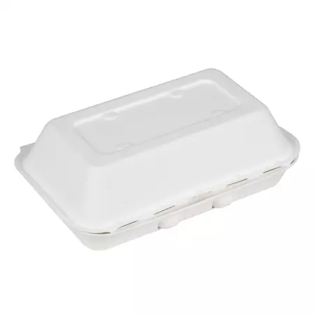 Een Fiesta composteerbare bagasse voedselcontainers 9x6" (pak van 200) koop je bij ShopXPress