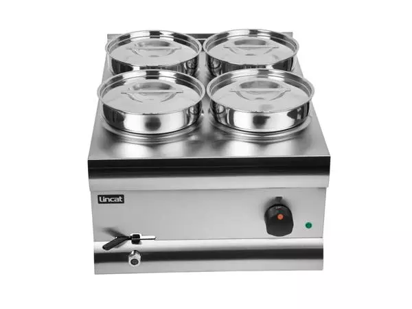 Een Lincat Silverlink 600 bain marie BS4W 4 x 4,5L koop je bij ShopXPress