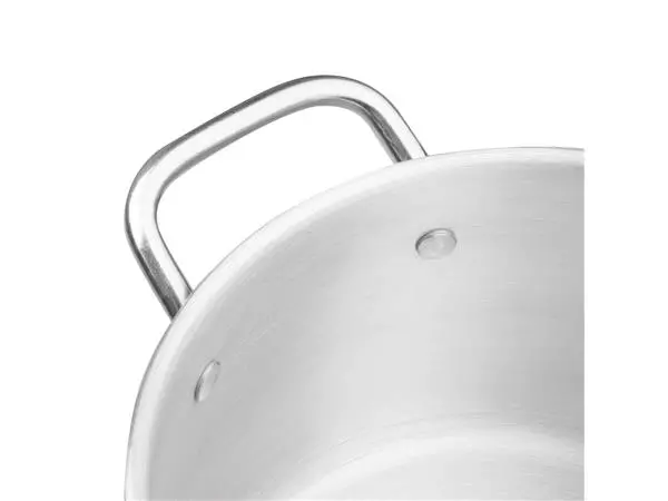 Een Vogue aluminium pan met au bain marie inzet 4L koop je bij ShopXPress