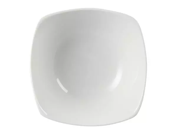 Een Olympia Whiteware afgeronde vierkante schalen 14cm (12 stuks) koop je bij ShopXPress