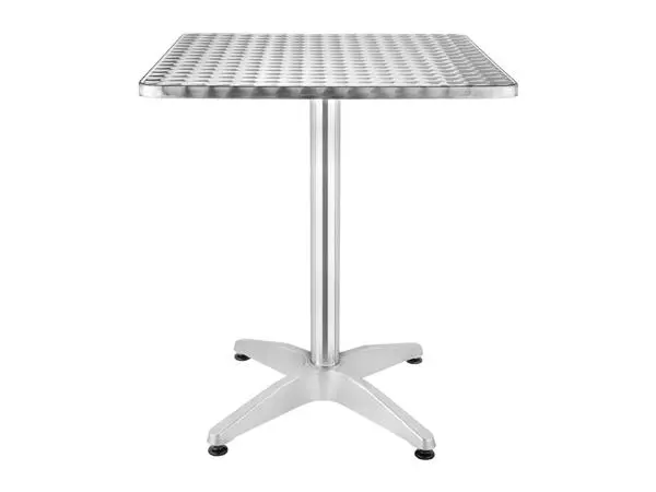 Een Bolero alumiminium tafel met RVS blad 60cm koop je bij ShopXPress