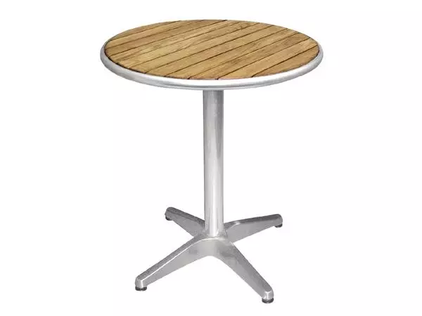 Een Bolero ronde tafel met essenhouten blad 60cm koop je bij ShopXPress