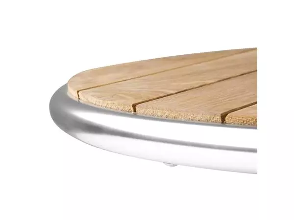 Een Bolero ronde tafel met essenhouten blad 80cm koop je bij ShopXPress