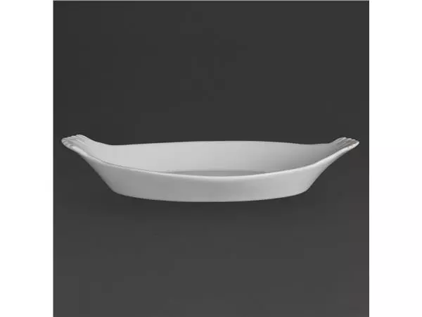 Een Olympia Whiteware ovale gratineerschalen 32x17,7cm (6 stuks) koop je bij ShopXPress