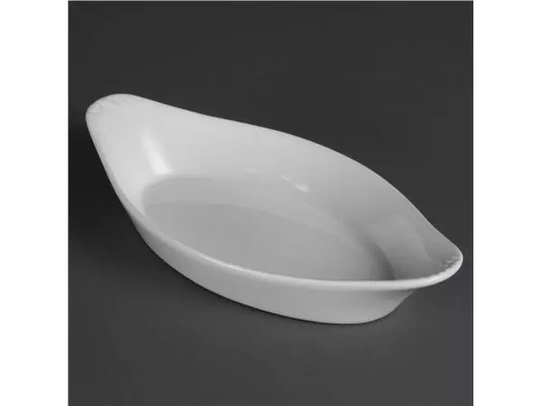 Een Olympia Whiteware ovale gratineerschalen 25,3x14cm (6 stuks) koop je bij ShopXPress