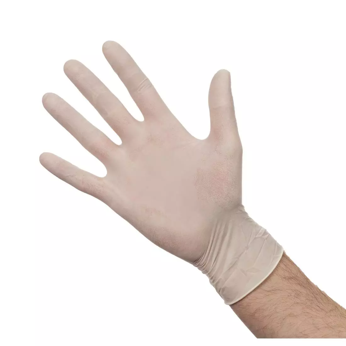 Een Latex handschoenen wit gepoederd L (100 stuks) koop je bij ShopXPress