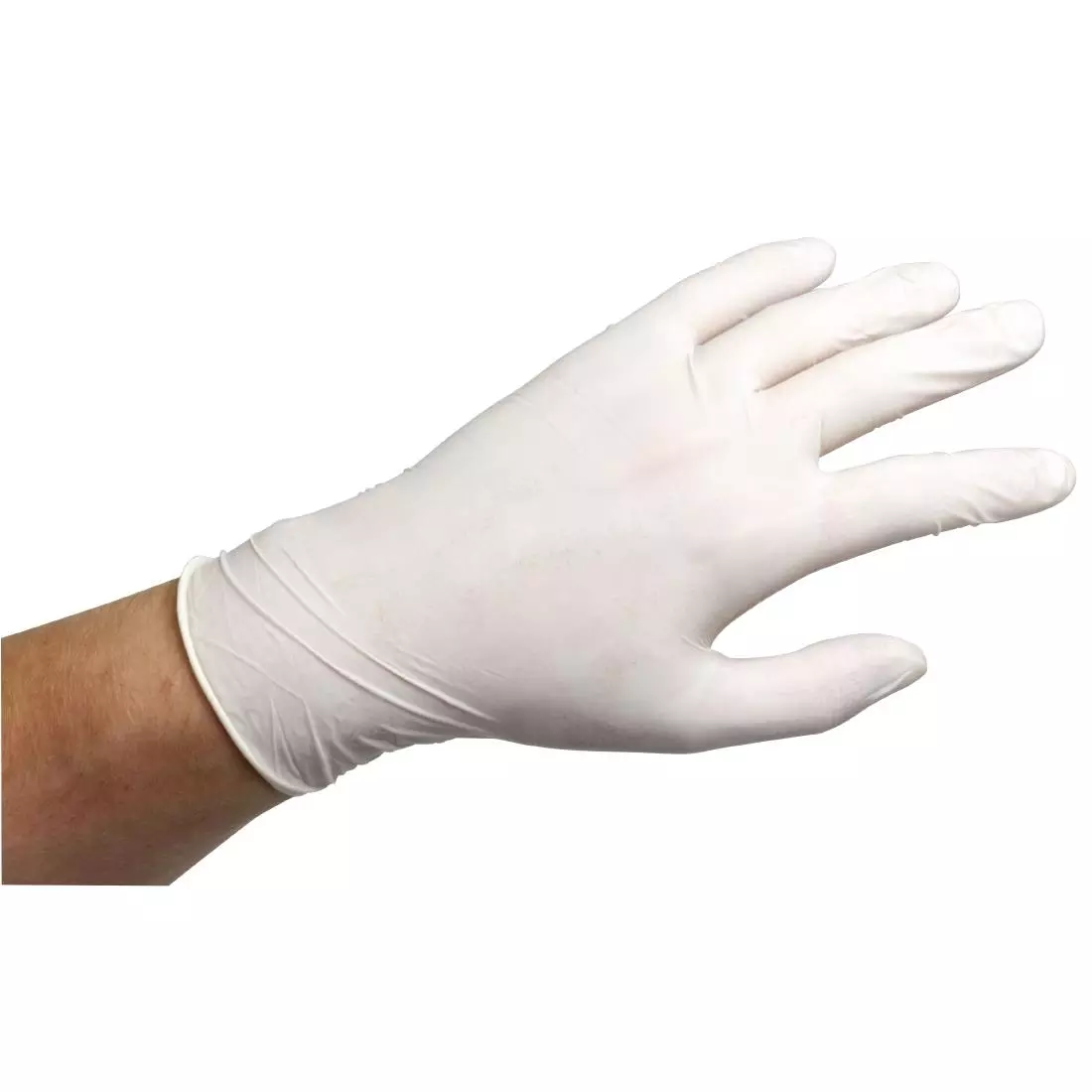 Een Latex handschoenen wit gepoederd M (100 stuks) koop je bij ShopXPress