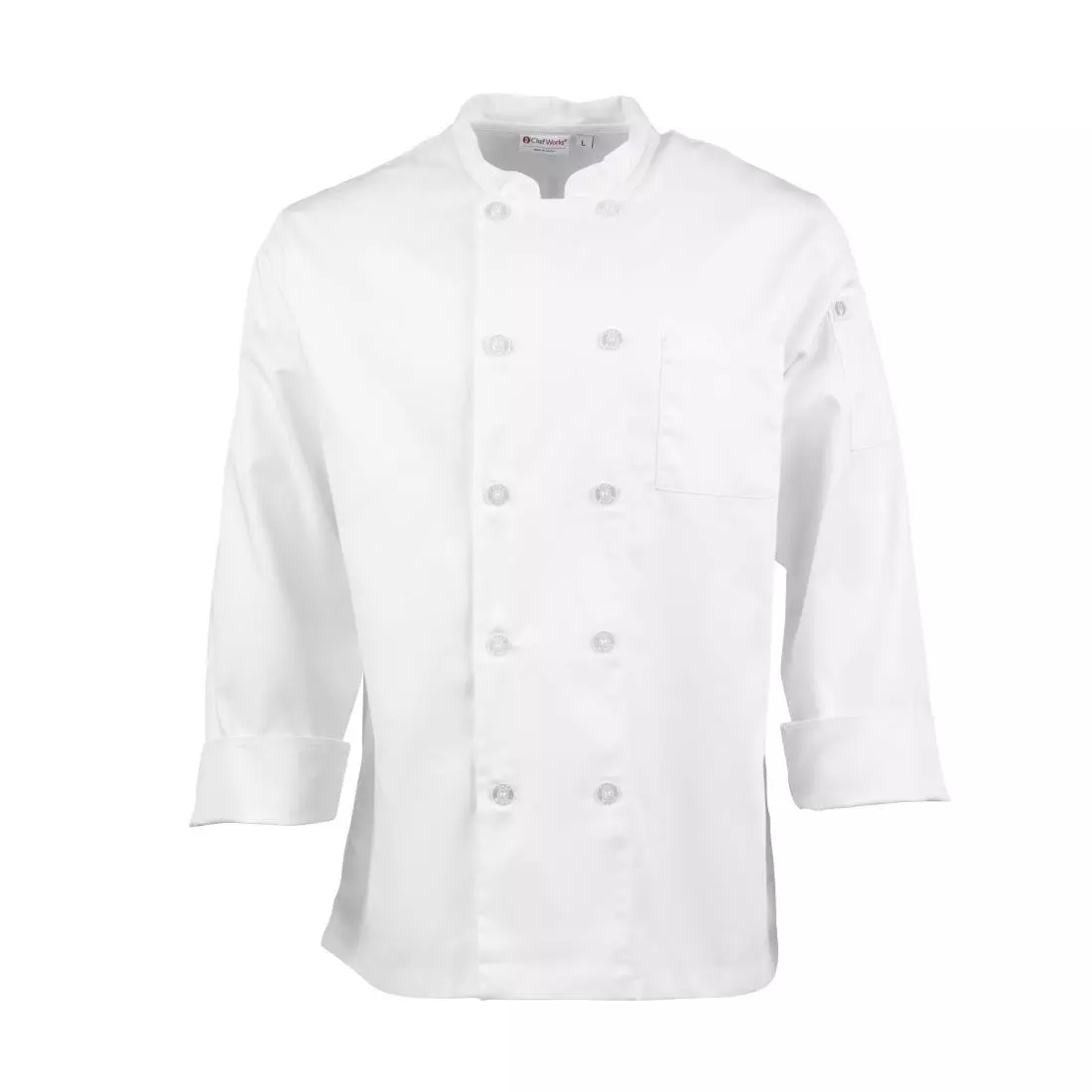 Een Chef Works Le Mans unisex koksbuis wit L koop je bij ShopXPress