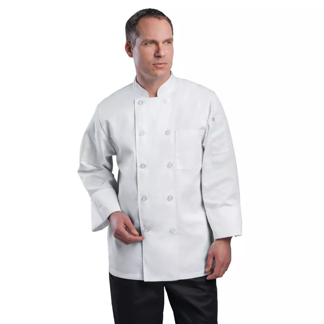 Een Chef Works Le Mans unisex koksbuis wit L koop je bij ShopXPress