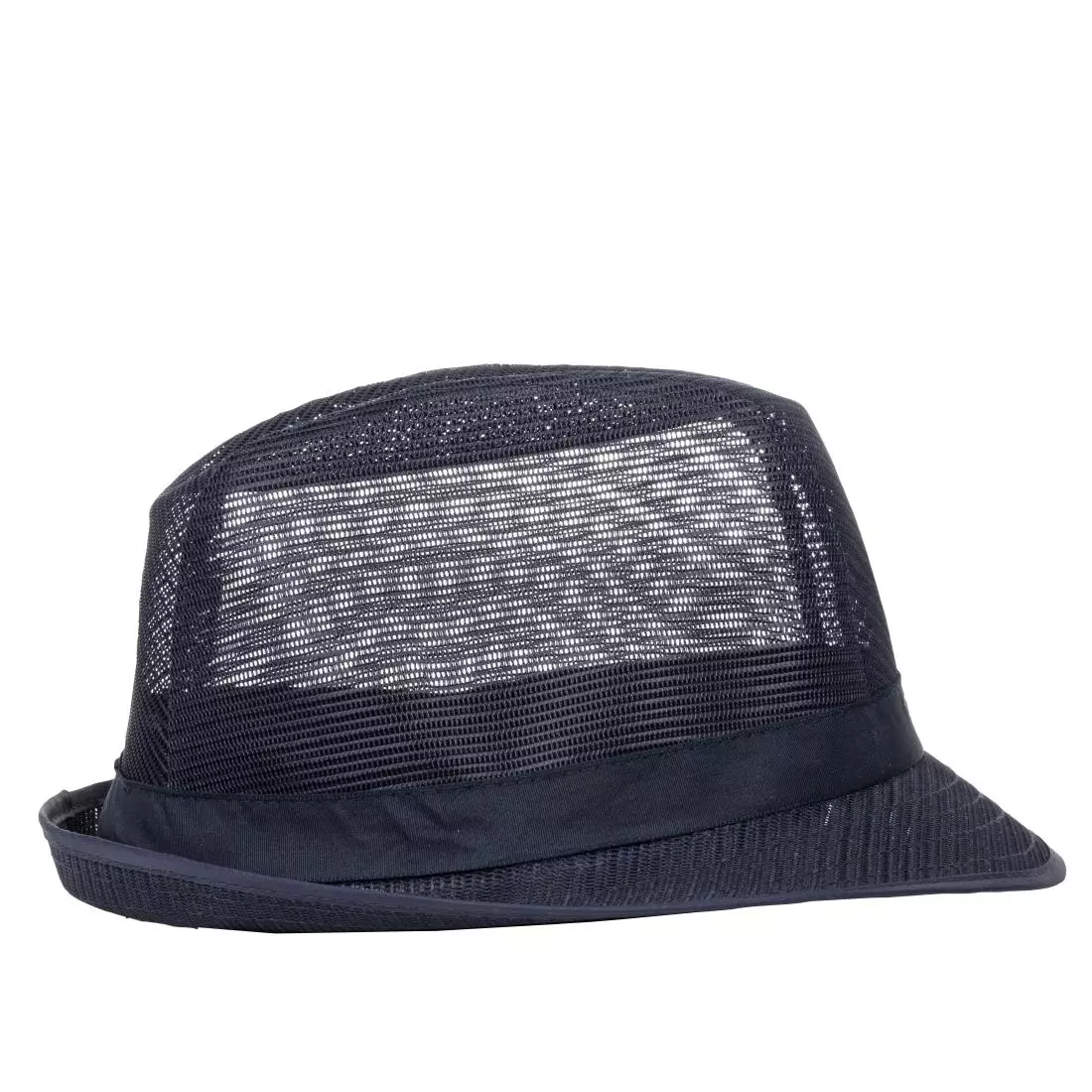 Een Trilby hoed met haarnetje blauw S koop je bij ShopXPress