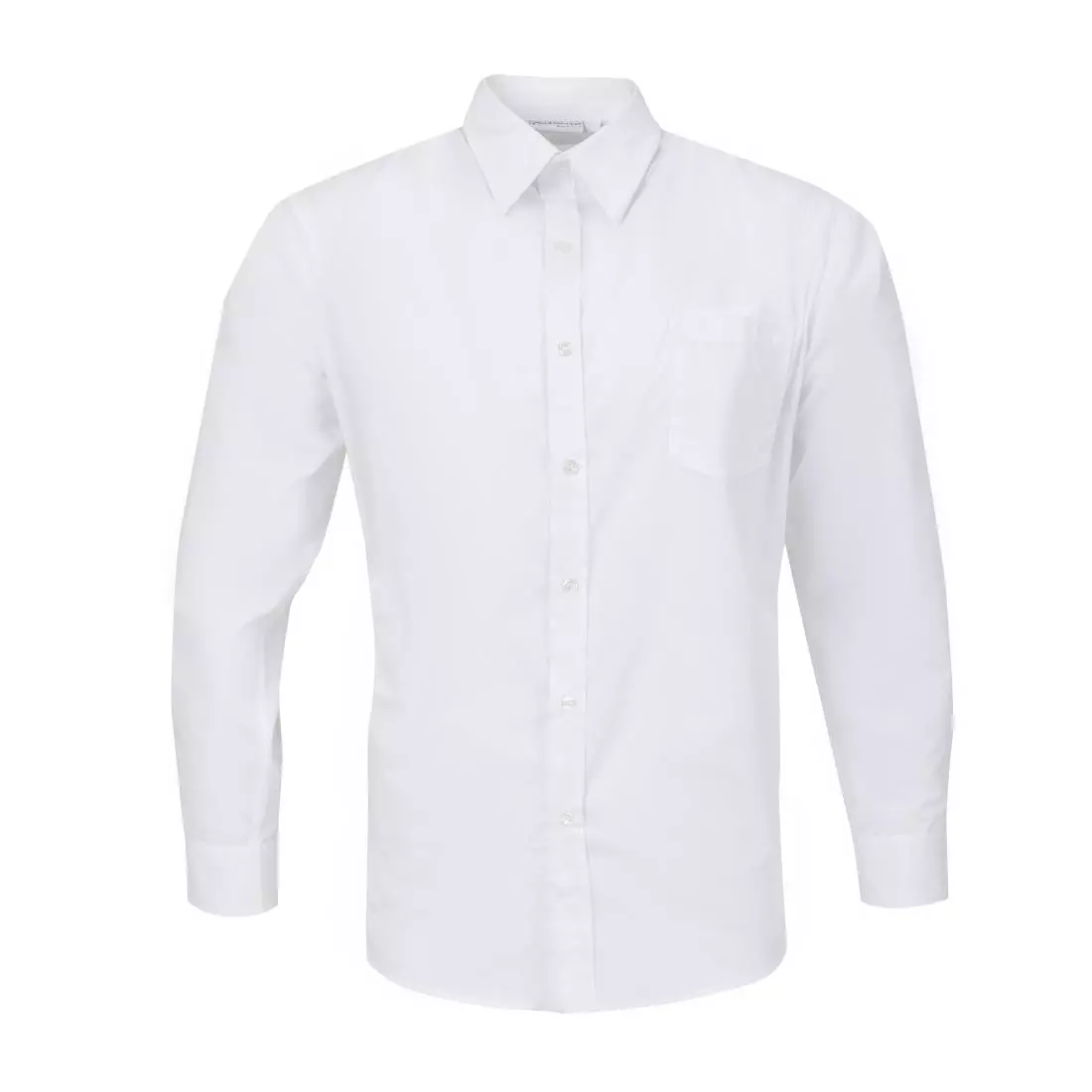 Een Uniform Works unisex overhemd lange mouw wit M koop je bij ShopXPress