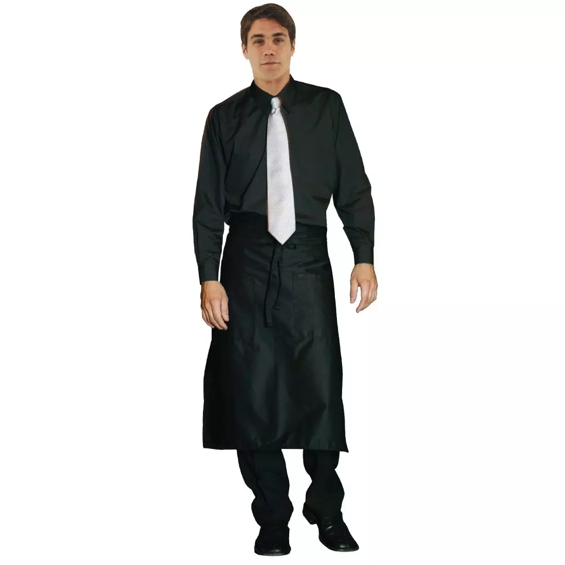 Een Uniform Works unisex overhemd lange mouw zwart L koop je bij ShopXPress