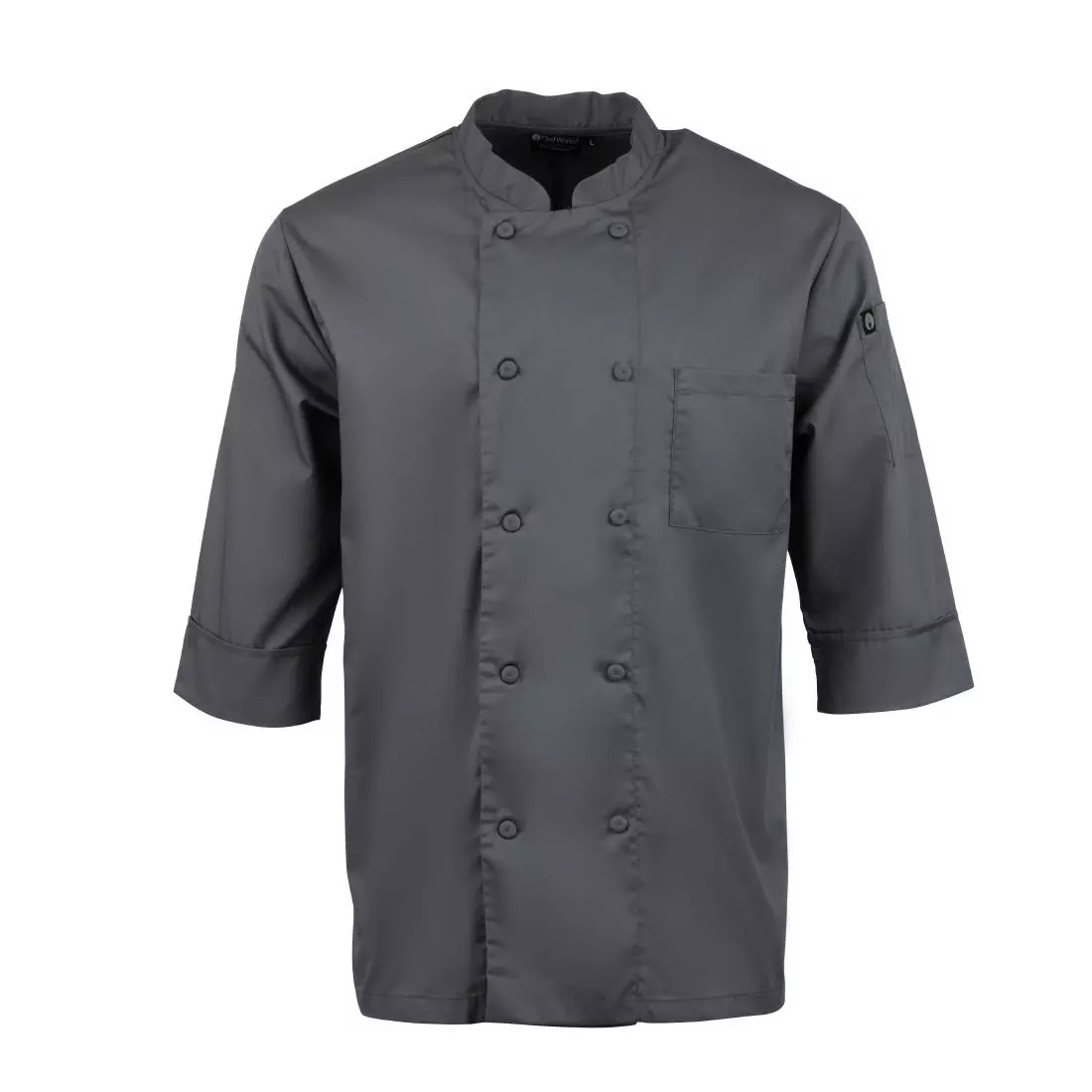 Een Chef Works unisex koksbuis grijs L koop je bij ShopXPress