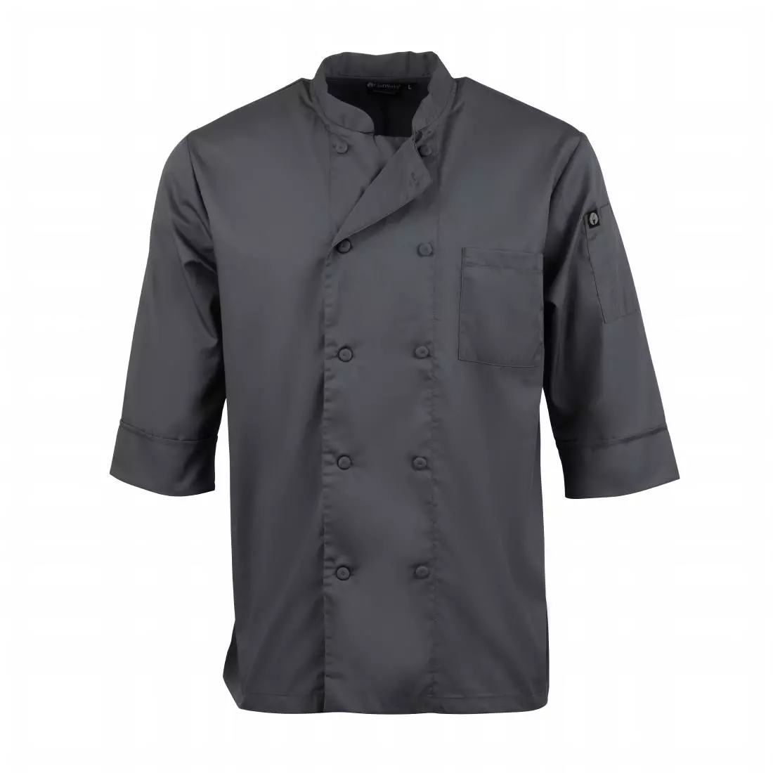 Een Chef Works unisex koksbuis grijs L koop je bij ShopXPress