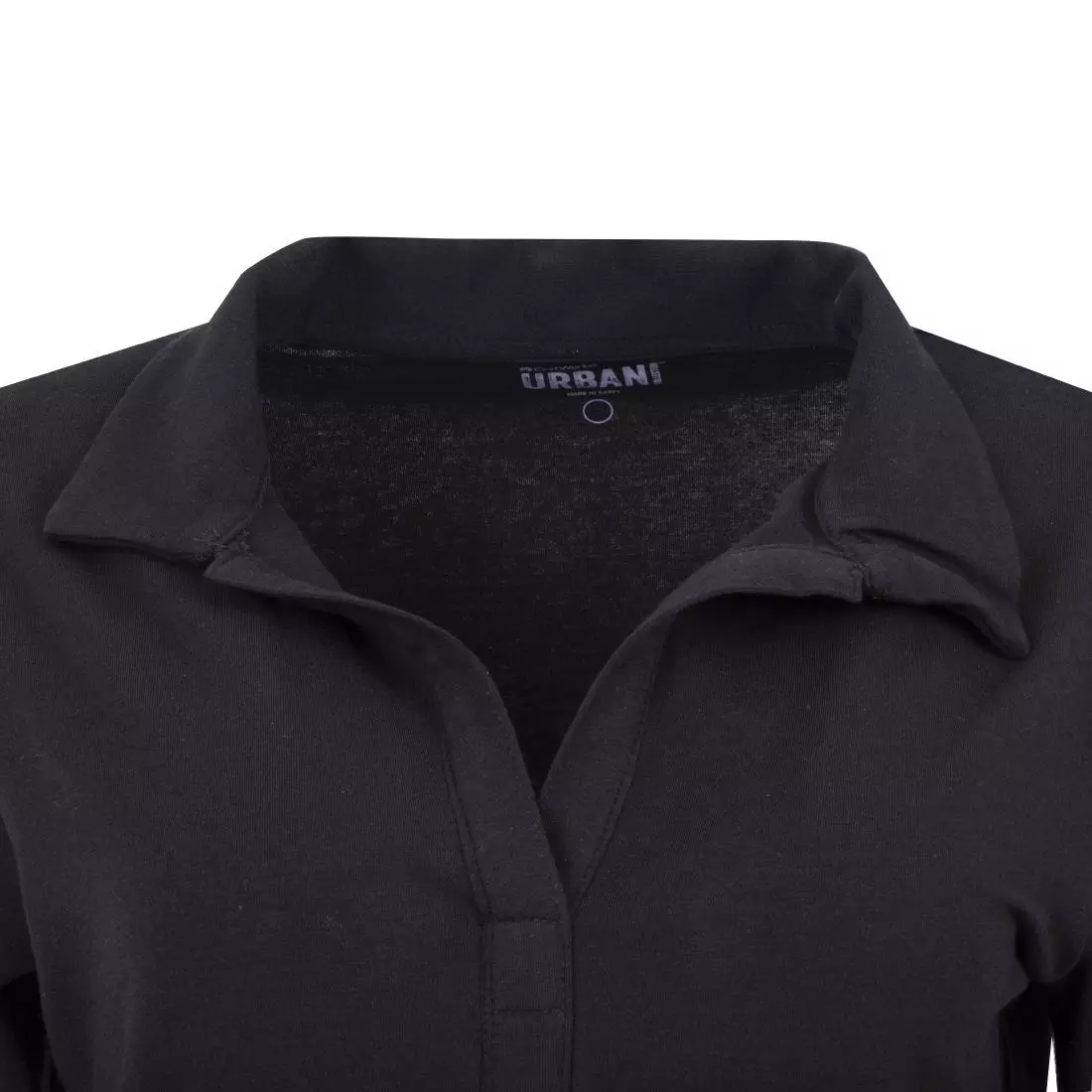 Een Uniform Works dames T-shirt met V-hals zwart XS koop je bij ShopXPress
