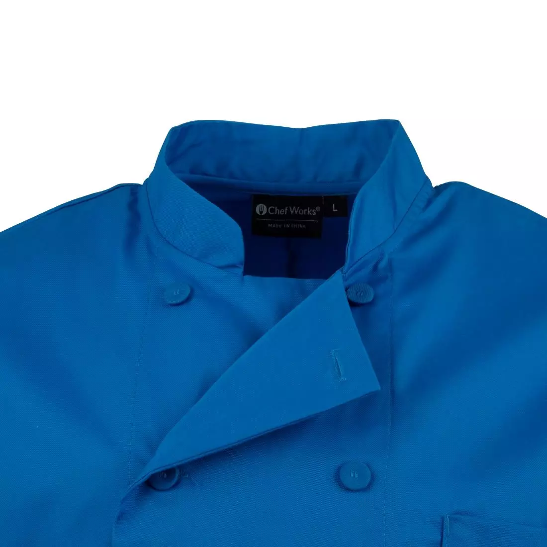 Een Chef Works unisex koksbuis blauw XL koop je bij ShopXPress