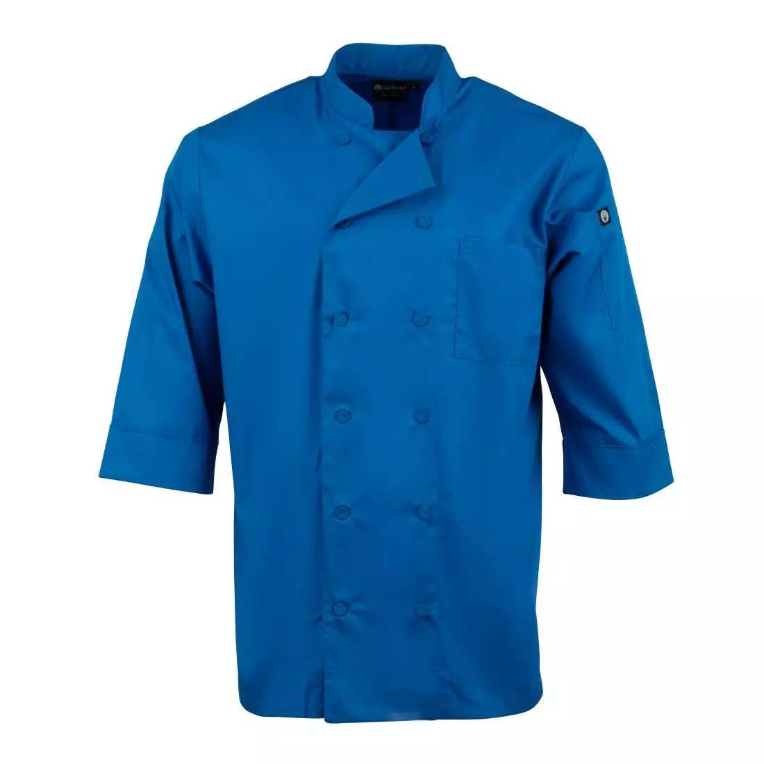 Een Chef Works unisex koksbuis blauw L koop je bij ShopXPress